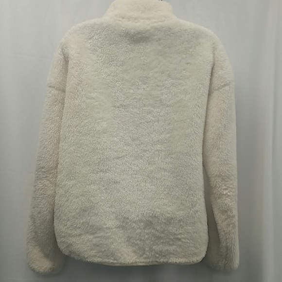 Teddy bear sherpa pullover cream size medium - Picture 6 of 6